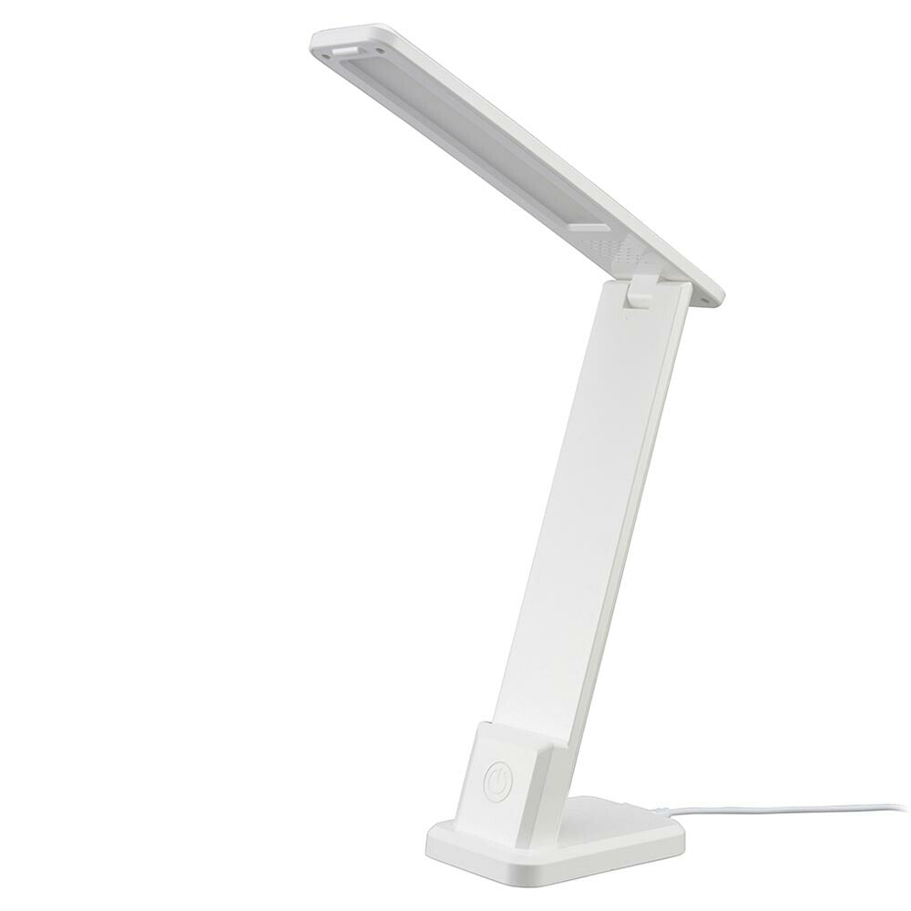 LEDデスクランプ(JIS A形相当/3段階調光/昼白色/420 lm/5W/USB電源/ホワイト)_06-3843_DS-LS20USB-W_OHM(オーム電機)